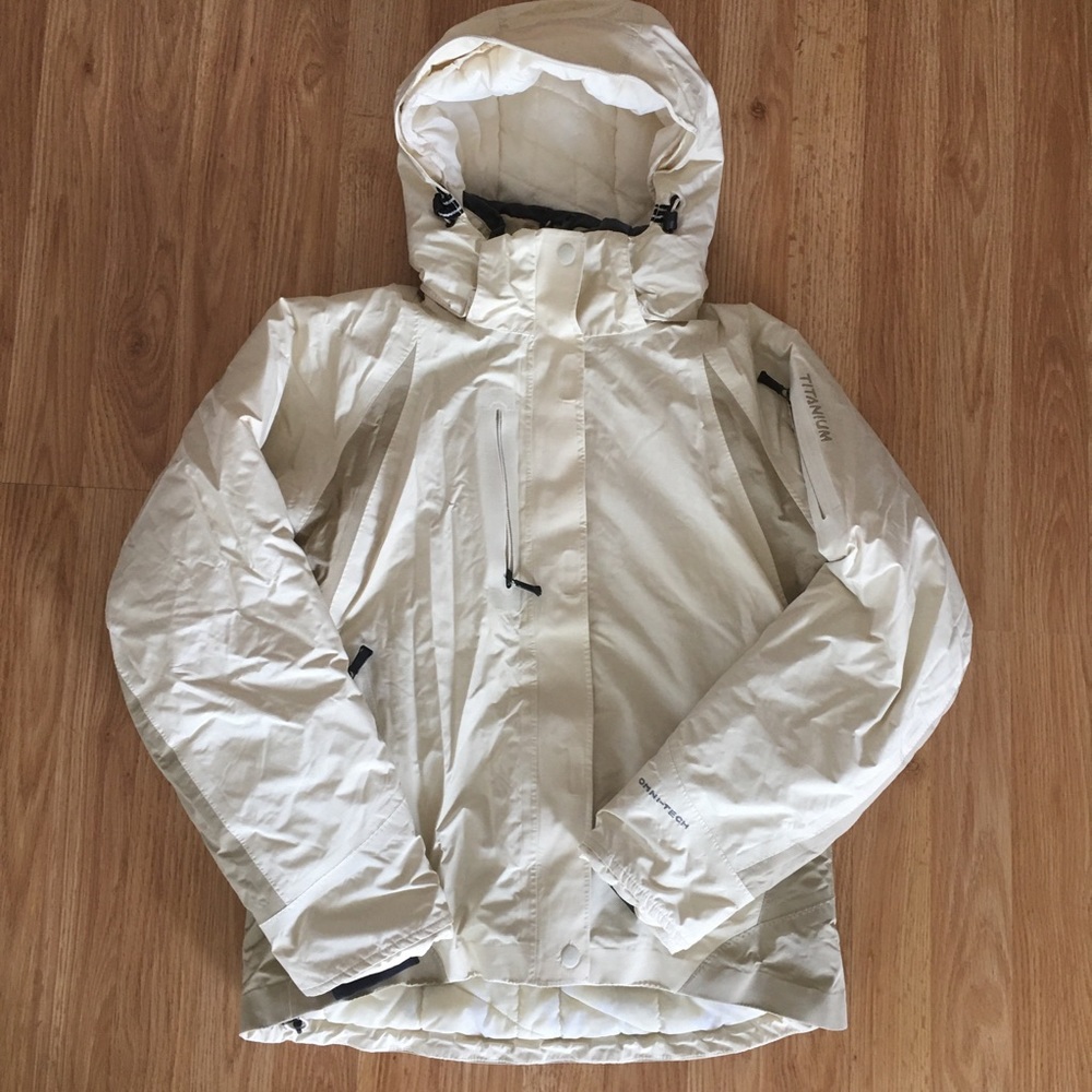 Columbia titanium Omni-tech ski jacket